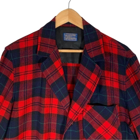 Vintage Pendleton Wool Blazer Sports Coat Jacket Size Medium - Picture 3 of 11
